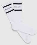 Psycho Bunny Mens 3 Pack Sport Sock | White