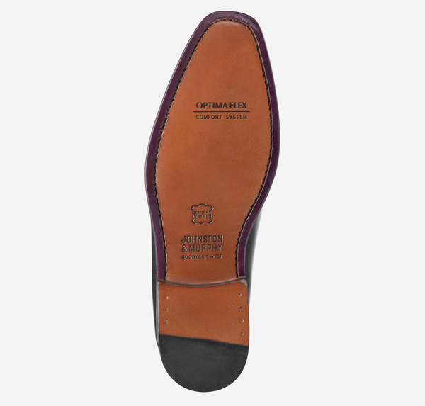 Johnston & Murphy Dress Shoe Ashton Plain Toe | Black