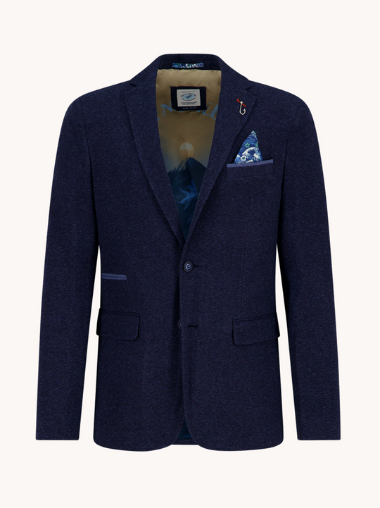 A Fish Named Fred Pique Blazer | Navy