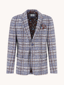 A Fish Named Fred Fancy Check Blazer | Jeans Blue