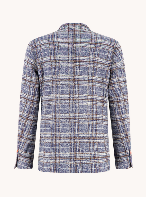 A Fish Named Fred Fancy Check Blazer | Jeans Blue