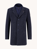 A Fish Named Fred Overcoat Small Structure | Navy