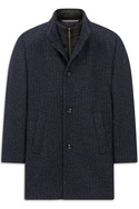 Bugatti Wool Over Coat | Navy