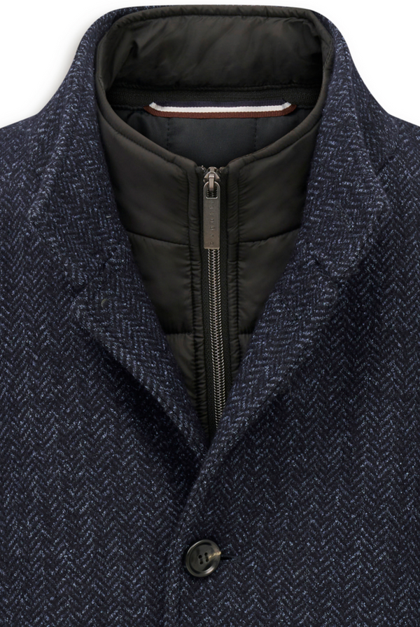 Bugatti Wool Over Coat | Navy