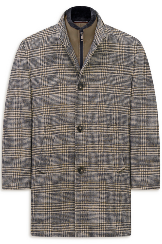Bugatti Wool Over Coat | Navy