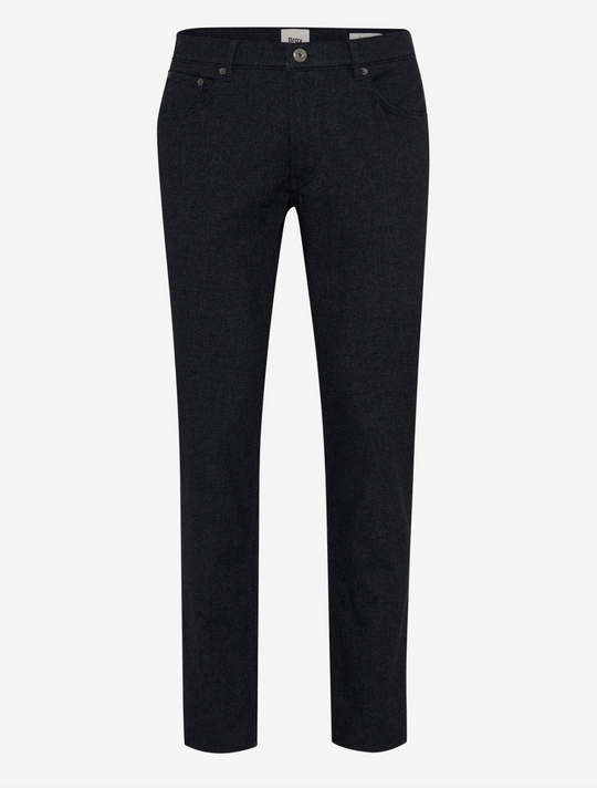 Brax Wool Look Pant Chuck (07-3223) | Night Blue