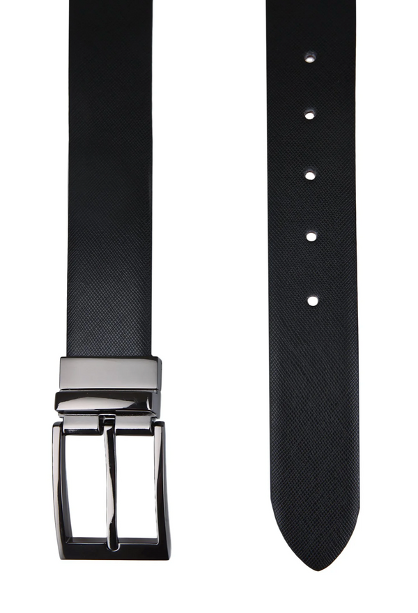 Lloyd Reversible Belt | Cognac/Black