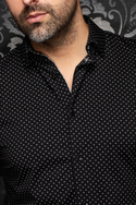 Au Noir 360° Stretch Shirt | Alexander-Fan, Black