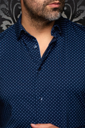 Au Noir 360° Stretch Shirt | Alexander-Fan, Navy