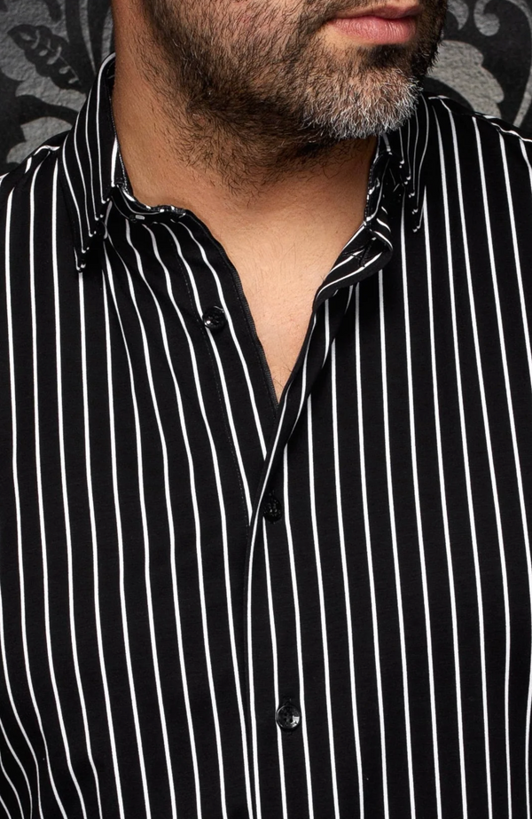 Au Noir 360° Stretch Shirt | Alexander-Msp, Black