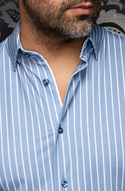 Au Noir 360° Stretch Shirt | Alexander-Msp, Blue