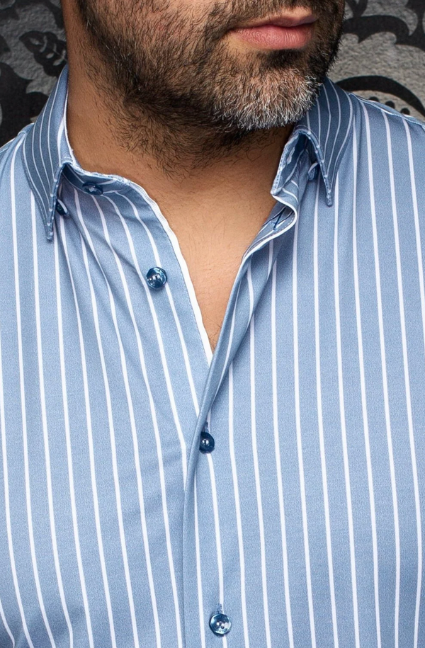 Au Noir 360° Stretch Shirt | Alexander-Msp, Blue