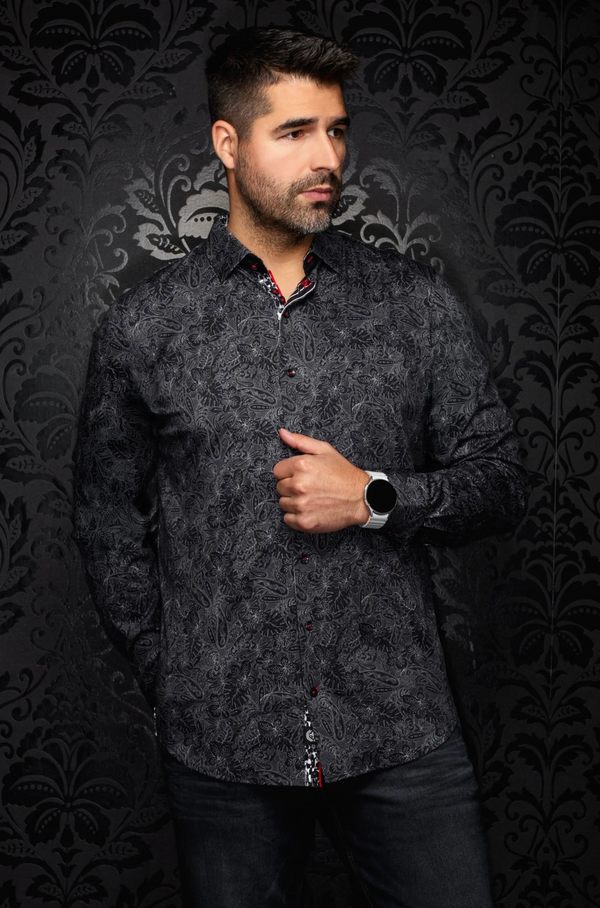 Au Noir Shirt 360° Stretch | Mira, Black