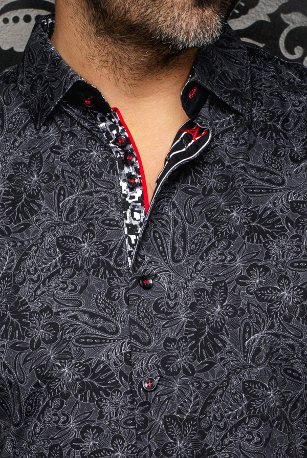 Au Noir Shirt 360° Stretch | Mira, Black