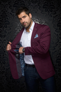 Au Noir Blazer | Delon, Burgundy