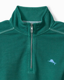 Tommy Bahama Montego Beach Half-Zip Sweatshirt | Deep Sea Teal