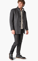Johnston & Murphy Car Coat | Charcoal