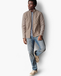 Johnston & Murphy Quilted Full Zip | Tan