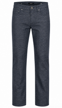Alberto Premium Wool Look Pant Pipe 1437-880 | Dark Blue