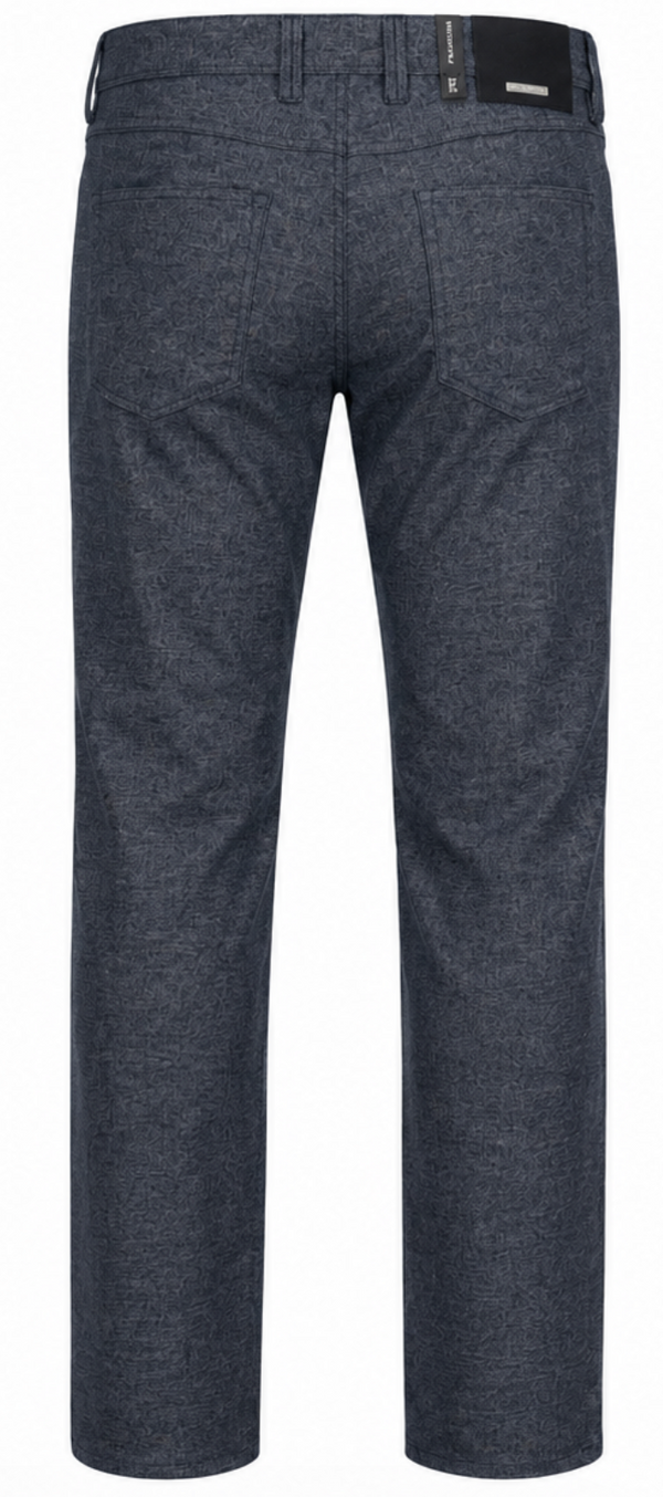 Alberto Premium Wool Look Pant Pipe 1437-880 | Dark Blue