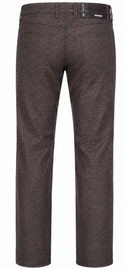 Alberto Premium Wool Look Pant Pipe 1437-580 | Brown