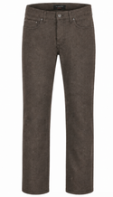 Alberto Regular Fit Pipe Ceramica Pant 1438 | Brown (580)