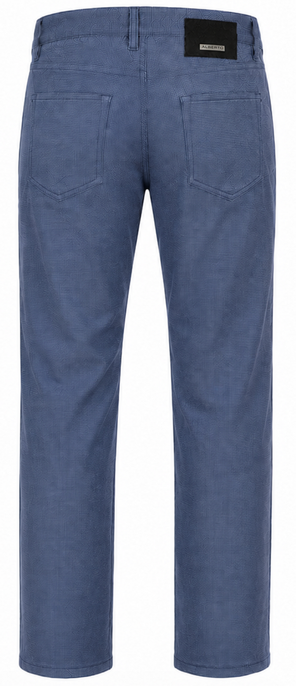 Alberto Regular Fit Pipe Ceramica Pant 1341 | Blue (845)