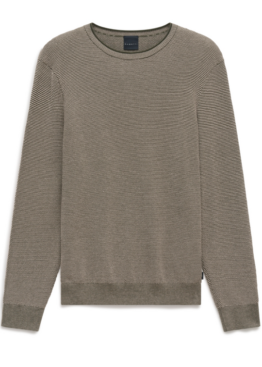 Pull à col rond Bugatti | Olive