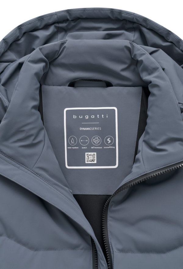 Bugatti Jacket | Grey/Blue
