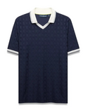Psycho Bunny Men's Garry Johnny Collar Polo | Baritone Blue