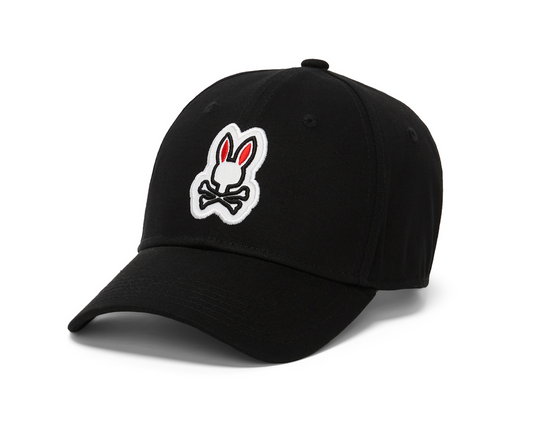 Psycho Bunny Men's Baseball Cap Jaydon | Black