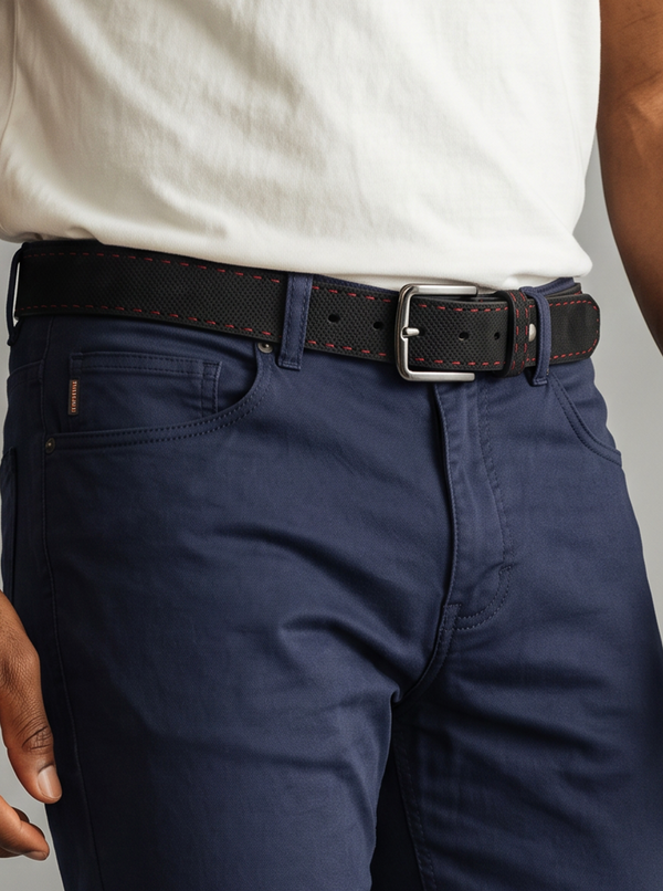 7 Downie St. Belt C61 | Black/Bordo