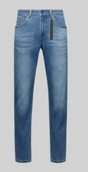 Psycho Bunny Mens Emerson Slim Fit Denim Pant 32 L | Light Wash