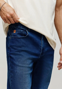 Psycho Bunny Mens Ace Knit Straight Leg Denim Pant 32 L | French Terry Medium Wash