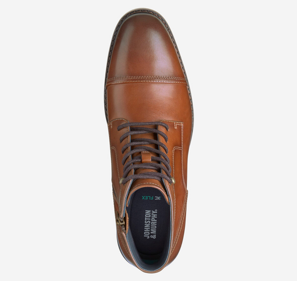 Johnston & Murphy XC Flex® Daylen Cap Toe Boot | Tan