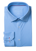 7 Downie St. Silk Touch Shirt with Stretch | Light Blue