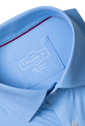7 Downie St. Silk Touch Shirt with Stretch | Light Blue