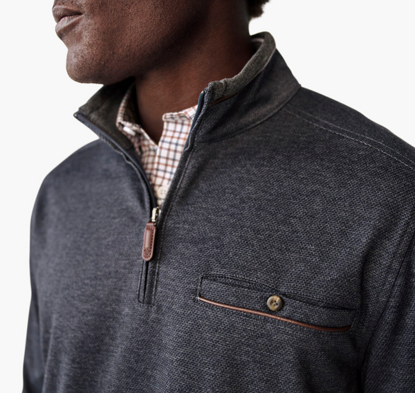 Johnston & Murphy Merritt Quarter-Zip | Navy