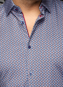 Au Noir Stretch Shirt Manhattan | Grey
