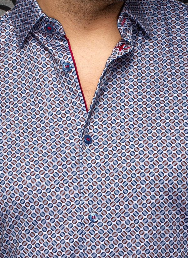 Au Noir Stretch Shirt Manhattan | Grey