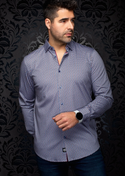 Au Noir Stretch Shirt Manhattan | Grey