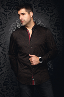 Chemise extensible Au Noir Nova | noir tabac