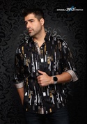 Au Noir Stretch Shirt Beaumont | Black Gold