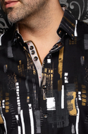 Au Noir Stretch Shirt Beaumont | Black Gold