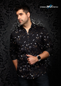 Au noir Stretch Shirt Onyx | Black Gold