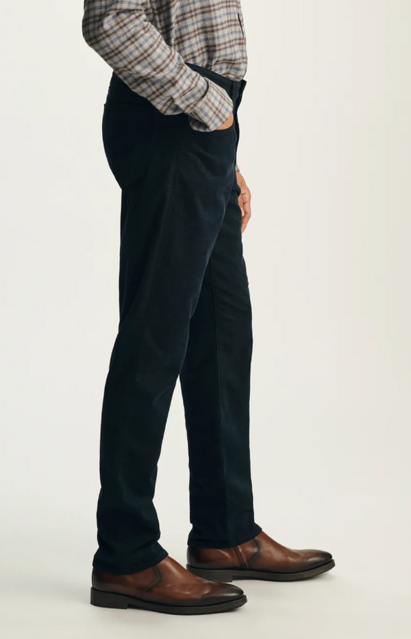 34 Heritage Courage Straight Leg Pants Mid Rise | Midnight Diagonal Luxe