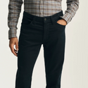34 Heritage Courage Straight Leg Pants Mid Rise | Midnight Diagonal Luxe