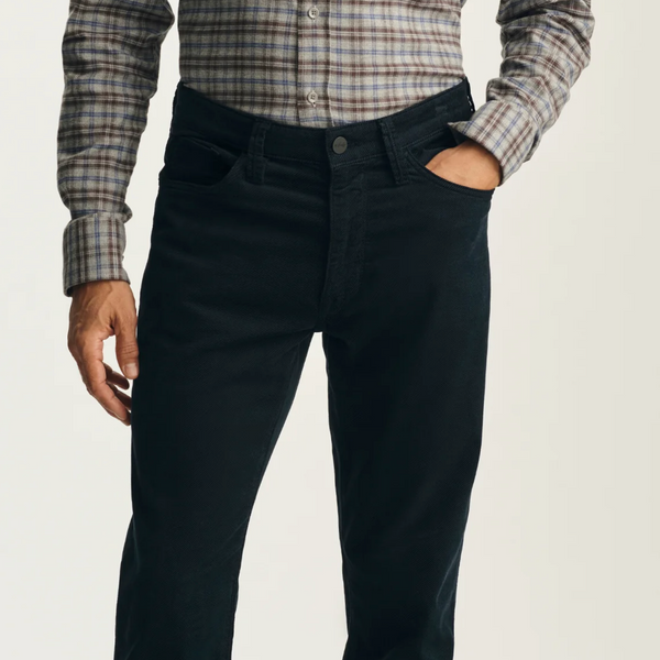 34 Heritage Courage Straight Leg Pants Mid Rise | Midnight Diagonal Luxe