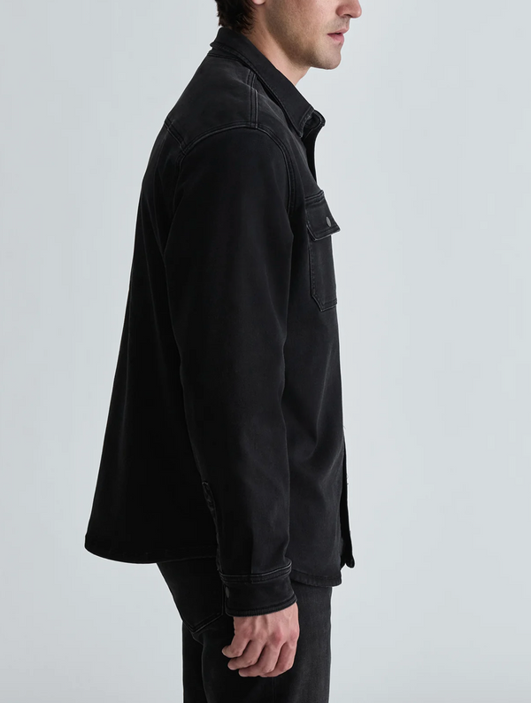 Mavi Asher Denim Overshirt Oversized Fit | Smoke Explorer