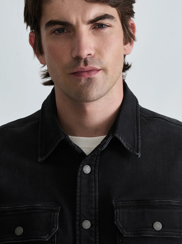 Mavi Asher Denim Overshirt Oversized Fit | Smoke Explorer